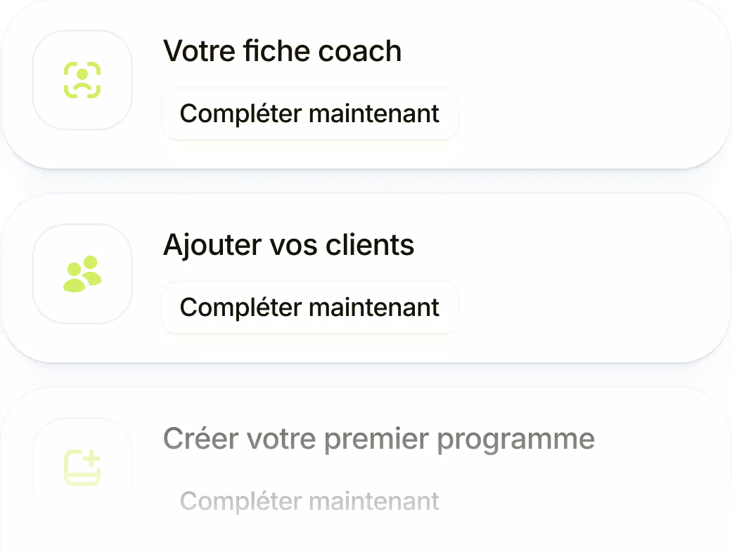Ekklo fitness coaching software dashboard